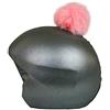 Coolcasc Funda Universal de Casco Exclusive Gris pon-pon Rosa
