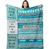 Coperta In Pile Di Flanella Con Lettera 'A Mio Figlio' – 150x200 Cm, Morbida, Regalo Dalla Mamma - 3