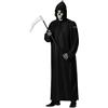 Atosa Costume Inquietante Tunica Con Cappuccio Nero Bambino Infantile 5 A 6 AÑOS