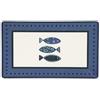 Excelsa Ocean Set 6 piatti in ceramica, 25x15cm, decorazione pesci