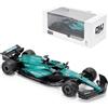 CMJ Aston Martin AMR24 F1 Scala 1:18 Die-Cast Model Car - Stagione 2024 | Fernando Alonso #14 Edizione dettagliata da collezione | Prodotto con licenza ufficiale