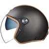 Nexx Casco Moto Jet Nexx X.G30 GROOVY Nero Camel Opaco