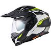 Nexx Casco Moto Adventure Nexx X.WED3 KEYO Bianco Neon Opaco