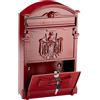 CILVANI Cassetta Posta Esterno Decorata modello Regia - 40x24x8 Vari Colori - CILVANI