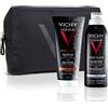 Vichy Cofanetto Pochette Regalo Uomo Hydra Mag C Gel Doccia 200ml + Sensi Shave Schiuma da Barba 200ml