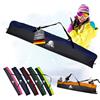 Rawstyle - Borsa porta sci per adulti con bastoncini da sci 160 cm o 180 cm o 190 cm impermeabile, borsa da sci, cover per sport invernali, modello 2 (nero-bordeaux (180 cm))