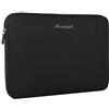 Aucase 15,6-16 Pollici Laptop Custodie Compatibile con MacBook Pro 16'' / Pro 15'' (2017), Chromebook Matebook 15, Impermeabile Custodia di Neoprene Borsa per Portatile/Caso Protettiva