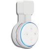 Sintron Supporto da Parete per Dot (3ª generazione), Supporto per Altoparlante Intelligente, Staffa Salvaspazio per Presa, Nessuna Vite, Gestione Cavi Integrata, Compatibile con Google Home (Bianco)