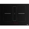 Franke 340.0705.338, Cappa integrata al piano cottura a induzione Smart 2gether, Black glass