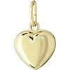 NKlaus 375 catene pendenti a cuore in oro giallo lucido 8,6x8,3mm ragazze 4907