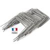 La cordeline 60 graffette pacciamatura Acciaio 20 x 20 cm Speciali Pavimenti duri 5 mm