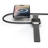 OtterBox Zens Wireless Charging Cable Pro 2 Aluminium, Cavo di Ricarica USB-C da 1 m, MagSafe e Qi2 15W, Compatibile con iPhone Air/17/16/15/14/13/12, AirPods e Apple Watch, Nero
