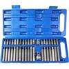 MIGUBIGU 40 PCS Set Chiavi a Bussola 1/2, 3/8, Set di Inserti per Chiavis a Bussola Esagonale, Kit Chiavi Torx T20-T55 M5-M12 H4-H12, Include Torx, Spline, Hex Bit Socket per Officina e Fabbrica