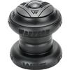 WFS NV.73 HS03ZQMBK - Cuffie senza filettatura in lega CNC, 1, con tappo superiore, nero opaco
