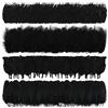MWOOT 400 Pezzi Piume Decorative, 7-15CM Piume Naturali Nero per DIY Cacciatore di Sogni Pasqua Ghirlanda di Natale Carnevale Nozze Decorazione, Crafts DIY Feather