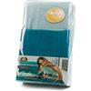 Gözze - Set Biancheria da Letto Reversibile, Sensazione Cashmere, Copripiumino: 135 x 200 cm, Federa: 80 x 80 cm, Microfibra, 155 x 220 cm - Acqua/Blu Petrolio