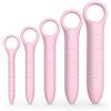 Girlove Dilatatori per Pavimento Pelvico Donna - Allenatore Muscolare Progressivo - Esercizi per Controllo Della Vescica e Pavimento Pelvico - Esercizi di Kegel - 5 Pezzi Set - Graduazione e Linguetta (Rosa)