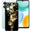 Custodia In Silicone Sottile Per Honor X5 Plus - Black, Morbida E Antiurto