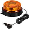 Yuanjoy Luce Rotante LED Magnetica con Accendisigari Interruttore | 16 LED 6 Modalità Lampeggianti SAE J845 ECE R65 R10 IP67 Base Magnetica 3m Cavo Camion Trattore Macchine Edili Muletto