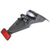 Katur - Kit luci per parafango posteriore da moto, con fanalino + stop a LED e catarifrangente, a 12 V, universale, per moto da cross e pit bike (colore fumè)