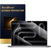 MasiBloom Pellicola protettiva HD per MacBook Pro 2025 da 14 pollici, chip M5 A3434, trasparente, ad alta definizione, antigraffio, filtro 5H, accessori per laptop (2 pezzi)