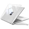 FINTIE Custodia Compatibile con Microsoft Surface Laptop 13 Pollici 2025 (Modello: 2095) & Surface Laptop for Business 13 Pollici 2026, Cover Leggera Sottile e Rigida Case, Trasparente Glittering