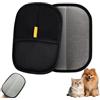 Lysjoy 2 Pezzi Guanto elettrostatico peli Gatto, Riutilizzabile Guanto peli Cane Doppia Faccia Pet Hair Remover Glove Guanti rimuovi raccogli peli Animali per divani, Vestiti, tappeti, Cuccia