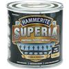 Hammerite Superia smalto metallo antiruggine interno e esterno, Opaco Nero, 250 ml