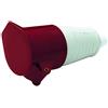 Electraline 80860 Presa Elettrica Industriale, IEC, 32A, 3P+N+T, 380V, IP44, Rosso