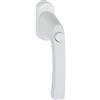 HOPPE 11716836 Maniglia per Finestra LIÈGE - con Bottone a Pressione, VK 7 x 43, Bianco