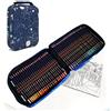 YJYHART Acquerellabili Matita Set e kit per disegnare,120 Professionali Matite Colorate Acquerellabili e Matite di Disegno in un astuccio con zip per proteggere le tue matite colorate