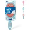 PONETTE FRIENDSEA - Spazzola antiirone, ad asciugatura rapida, verde e corallo, in plastica riciclata dei rifiuti del mare, perforata per un'asciugatura rapida, riciclabile e riciclabile, marca