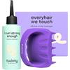 TWISTY Set Massaggiatore Cuoio Capelluto in Silicone + Peeling Enzimatico con acido glicolico AHA - Pulizia Profonda e Stimolazione