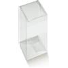 Generico 10 Scatoline Portaconfetti, Scatole Trasparenti per Bomboniere Matrimonio, Laurea, Nascita Bimba Bimbo, Battesimo, Comunione, Cresima in Varie Misure Disponibili, Scatoline Bomboniere (5x5x10 cm)