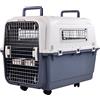 Elevon Trasportino in plastica per animali domestici, approvato dalle compagnie aeree, gabbia per cani da viaggio, grande (78 x 54,1 x 57,9 cm (lunghezza x larghezza x altezza)