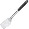 FMprofessional 22300 Paletta per griglia/arrosto, in Acciaio Inox, con Lama ondulata (Colore: Nero/Argento), 1 Pezzo, Inossidabile/Polipropilene