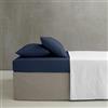 Catherine Lansfield Lenzuolo con angoli elasticizzati colore blu, blu, Letto matrimoniale