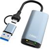 Ticenpe Adattatore Ethernet USB C 2.5G, Adattatore LAN USB 3.0 a RJ45 2500Mbps USBC Compatibile con Laptop, MacBook/Pro/Air, Surface Pro, Windows 11/10/8/7, Linux