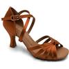Capezio Donna Julia 2.5 Ballroom Shoe, Cannella, 5.5, cannella, 5.5