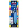 Credo Solingen Horn pelle safetyhobel Pop Art, cromato, Blu