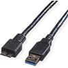 ROLINE Cavo USB 3.0, A Maschio/Micro b Maschio 3,0m