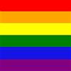 AZ FLAG BANDIERA ARCOBALENO 50x50cm - BANDANA GAY - RAINBOW FLAG 50 x 50 cm - AZ FLAG
