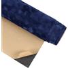 CRE8TIVE Carta da parati in feltro, autoadesiva, blu scuro, floccato, per mobili, per camera da letto, 30 x 200 cm, colore blu