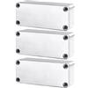 Mintice 3 pezzi Pro 1590A stile 92x38x31mm scatola di metallo stomp di alluminio custodia del caso pedale effetto chitarra