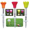 BIRDIE79 Tee da Golf Premium Premium (Silicone) 3-1/4 - Altezza Regolabile - Facile Tee up -Tee off con Maggiore consistenza - Eccellente Durata - Gancio per Tee da Golf - 1 Confezione (12)