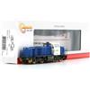 Mehano Prestige MH90257 G1000 BLS VOSSLOH livra blu cabina bianca DCC SOUND