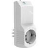 Bticino S3623DC Presa Smart WiFi, Presa Intelligente Italiana da Muro, Monitoraggio Energia da App, Controllo Vocale, Funzione Timer, Compatibile con Alexa e Google Home, Spina Piccola 10A, Bianco