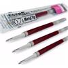 Pentel Energel LR7 BL77/BL57/BL37 - Confezione da 4 ricariche con punta in metallo, 0,7 mm