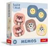 Trefl - Memos Babies and the Bear - Gioco di memoria educativo per bambini piccoli, trovare coppie di immagini, con personaggi delle fiabe, per bambini dai 2 anni in su