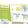 Avenue Mandarine KC103C Cofanetto creativo Educativ' Stickers, gioco educativo con adesivi colorati, Copia e incolla